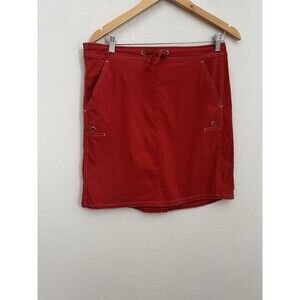Lucy Tech Mini Athletic Outdoors Tennis Pickleball Skirt Women's Size M Orange